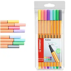 STABILO - Point 88 Pastel Fineliner Tiralíneas 8 Colores