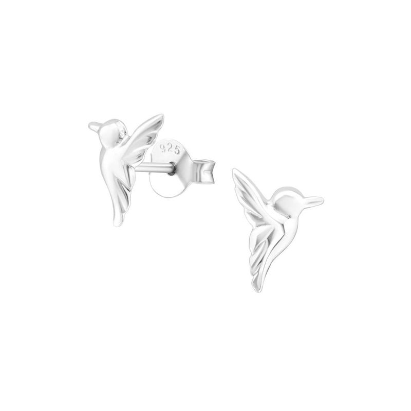 ZAZU - Aritos de Colibrí de Plata