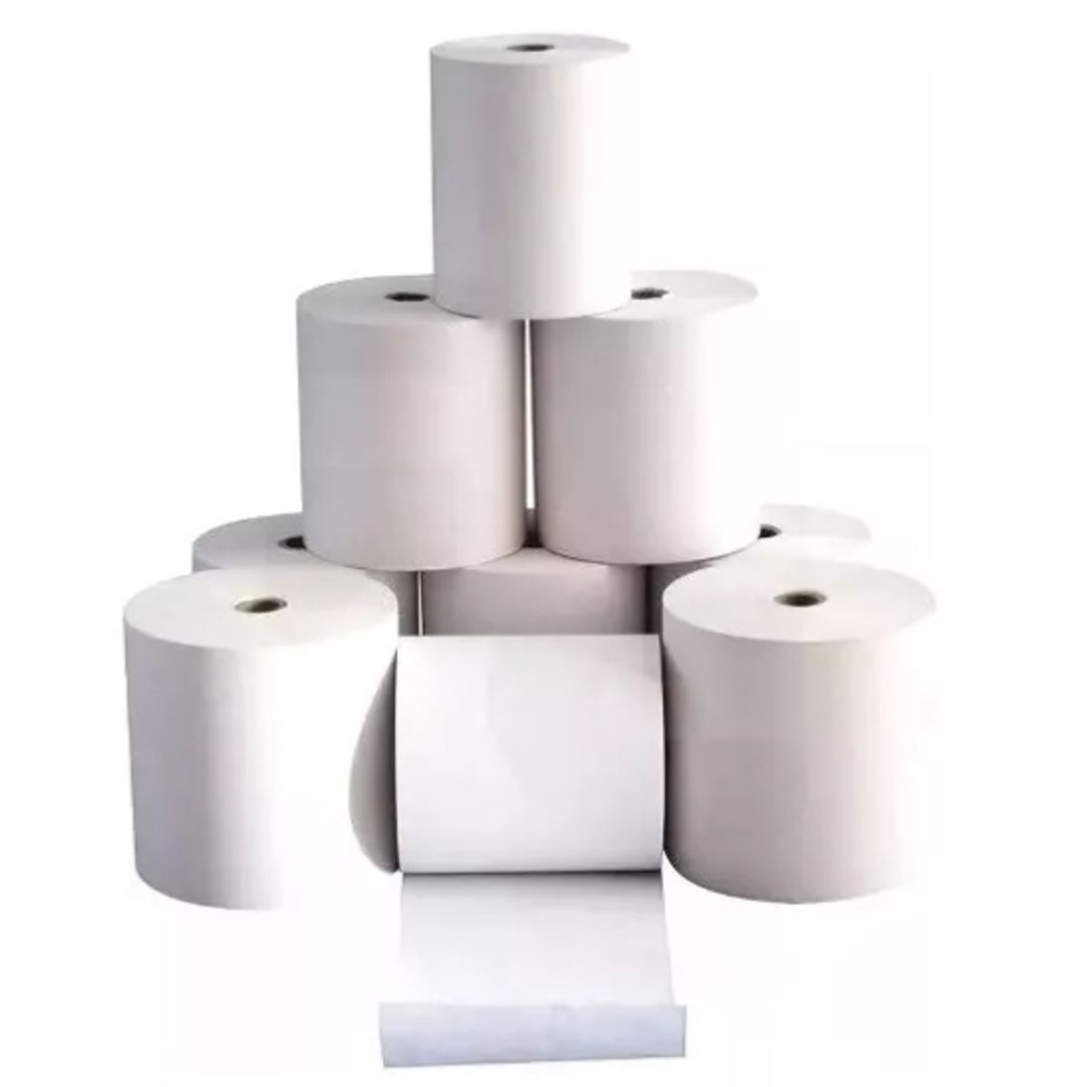 GENERICO - Set 10 Rollos Papel Térmico 80mm X 80 Metros Pos Boleta Sii