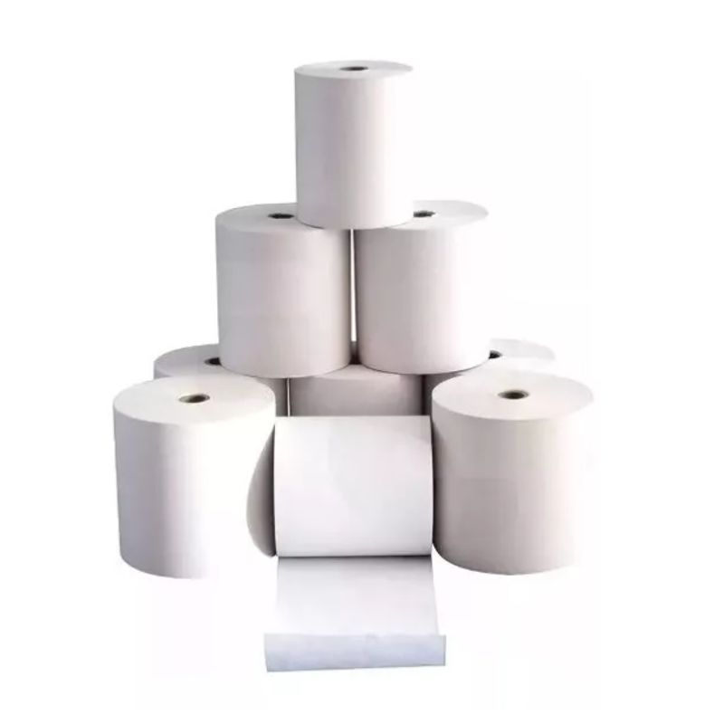 GENERICO - Set 10 Rollos Papel Térmico 80mm X 80 Metros Pos Boleta Sii
