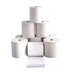 GENERICO - Set 10 Rollos Papel Térmico 80mm X 80 Metros Pos Boleta Sii