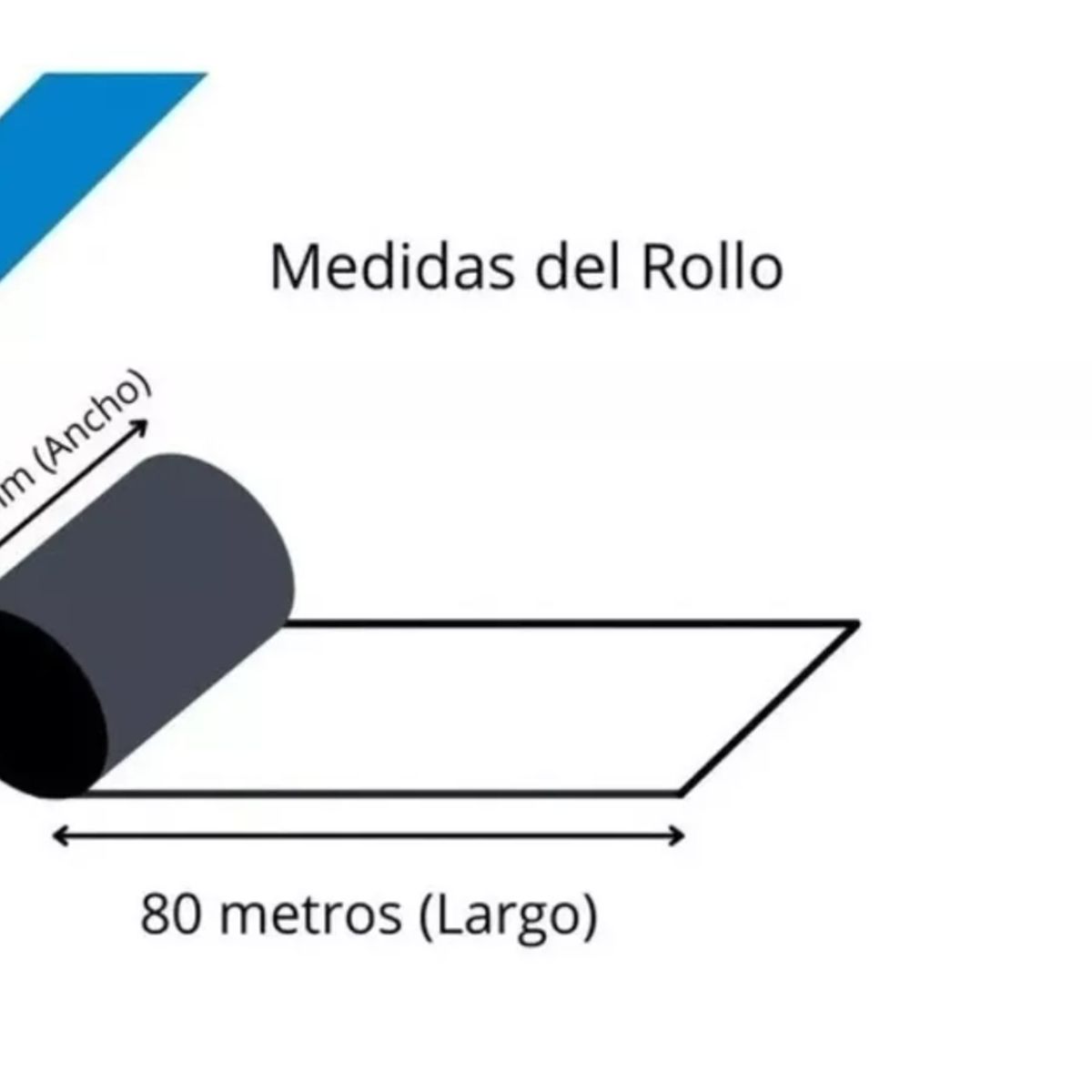 GENERICO - Set 10 Rollos Papel Térmico 80mm X 80 Metros Pos Boleta Sii