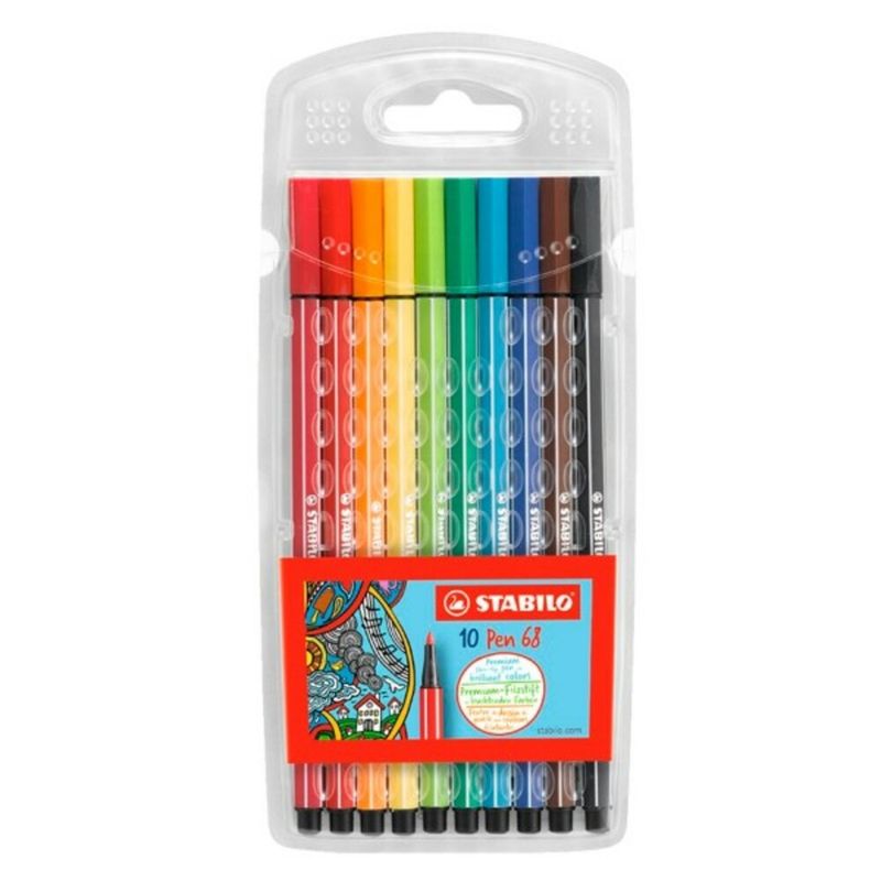 STABILO - Set 10 Marcadores Stabilo Pen 68