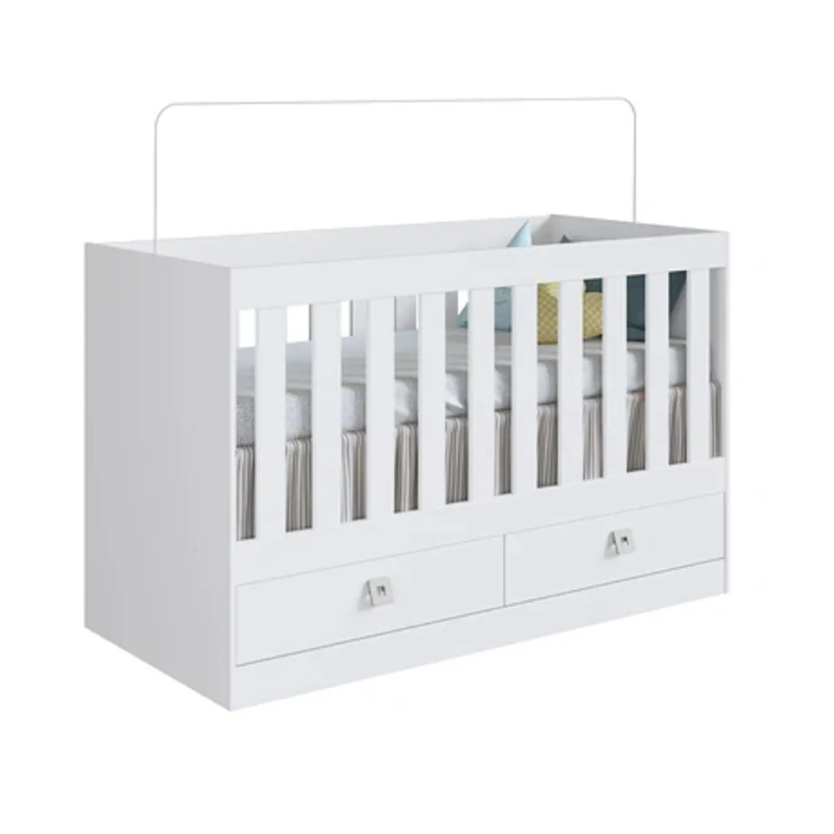 KIDSCOOL - Cuna Multifuncional New Amore 3 En 1 Blanco