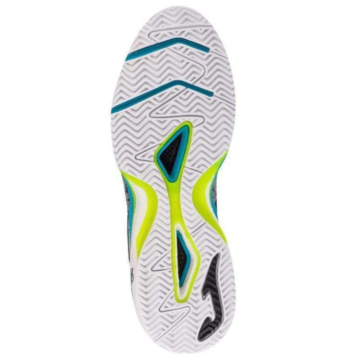 JOMA - Zapatilla Pádel Hombre Slam Negro Turquesa Joma.