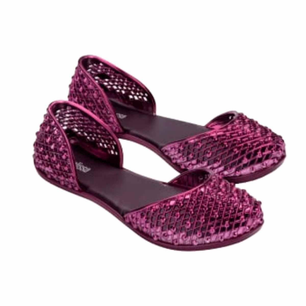 MELISSA - Ballerina Melissa Crown Morado Metalico