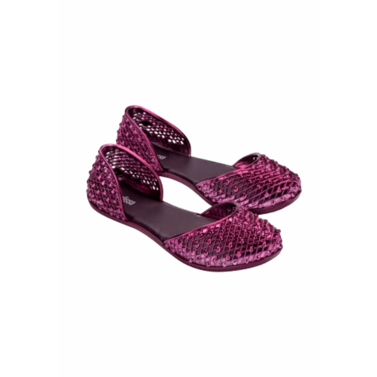 MELISSA - Ballerina Melissa Crown Morado Metalico