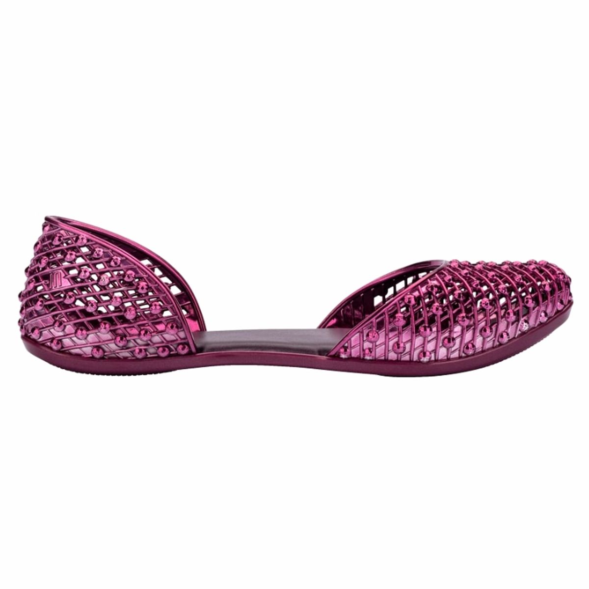 MELISSA - Ballerina Melissa Crown Morado Metalico