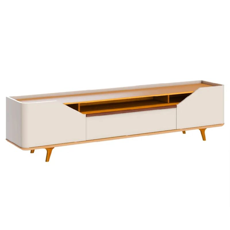BE DESIGN - RACK TV STAND ARC 1.8 PUERTAS CAJON BLANCO/CARAMELO