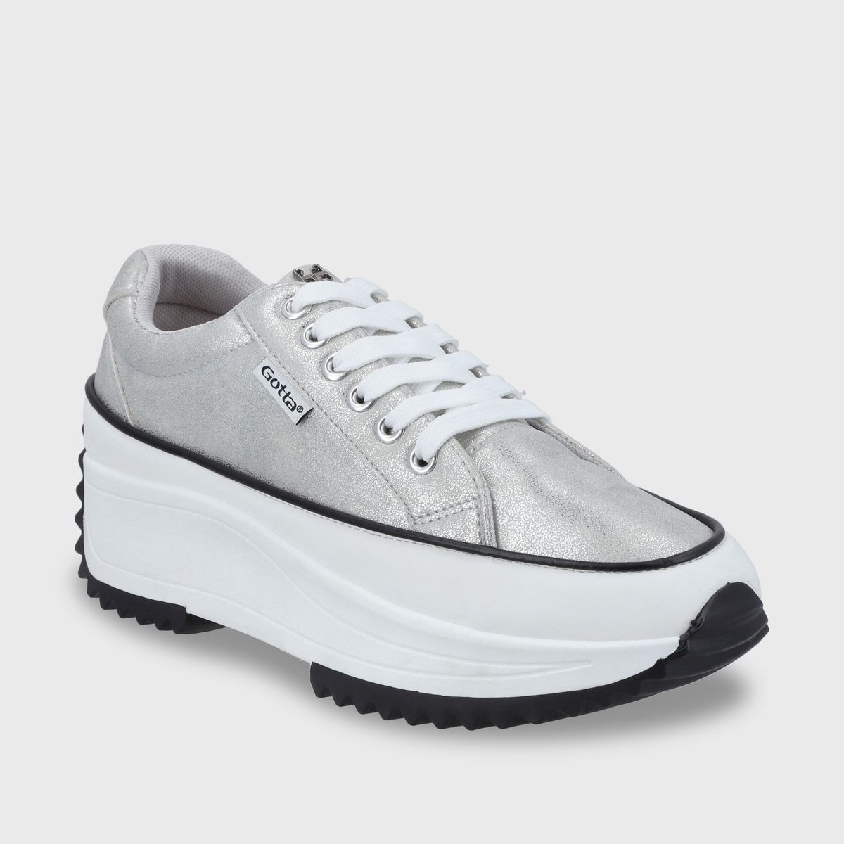 GOTTA - Zapatilla Mujer Plateada 25970