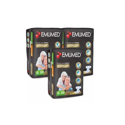 Imagen 2 del producto Pañales Para Adulto Premium 3 Paquetes (G)