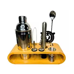 GENERICO - Set De Cocteleria Profesional Utensilios Para Bar