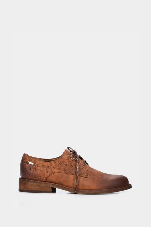 Zapatos Formales Mujer Cuero Cordones