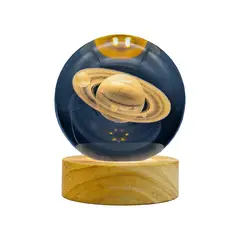 SOLEIO - Bola De Cristal Led Saturno