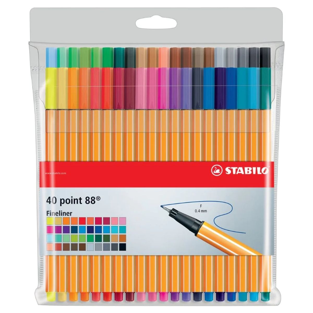 STABILO - Set 40 Stabilo Point 88 Fineliner Tiralíneas Puntafina