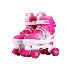 GENERICO - Patines 4 Ruedas Ajustable Para Niños Niñas