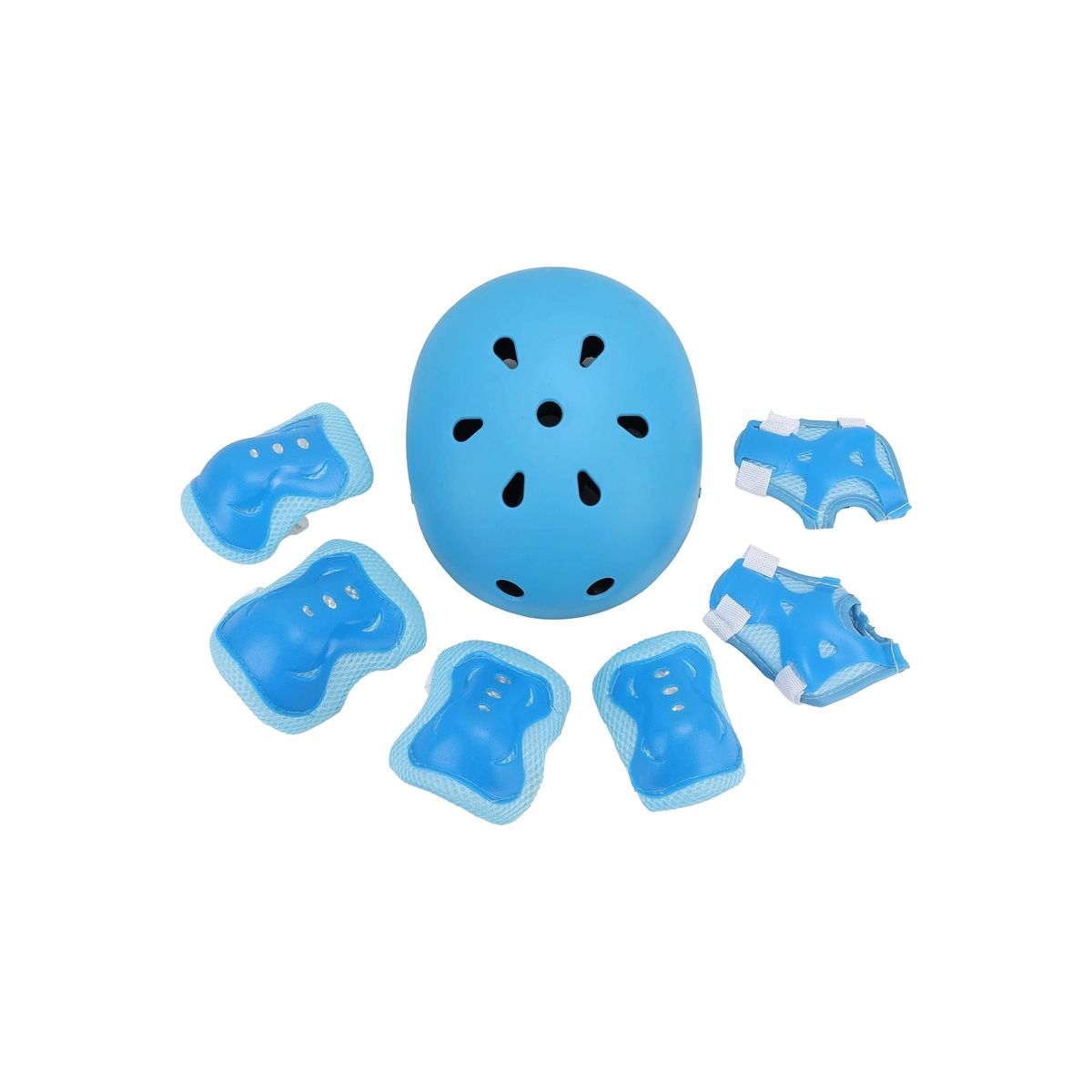 GENERICO - Set Protección Para Patinar Casco Coderas Rodilleras