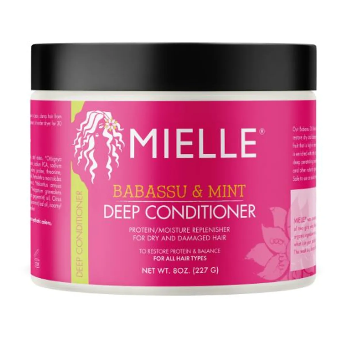 MIELLE - Acondicionador de Proteina con Aceite de Babassu y Menta 227g Mielle..-