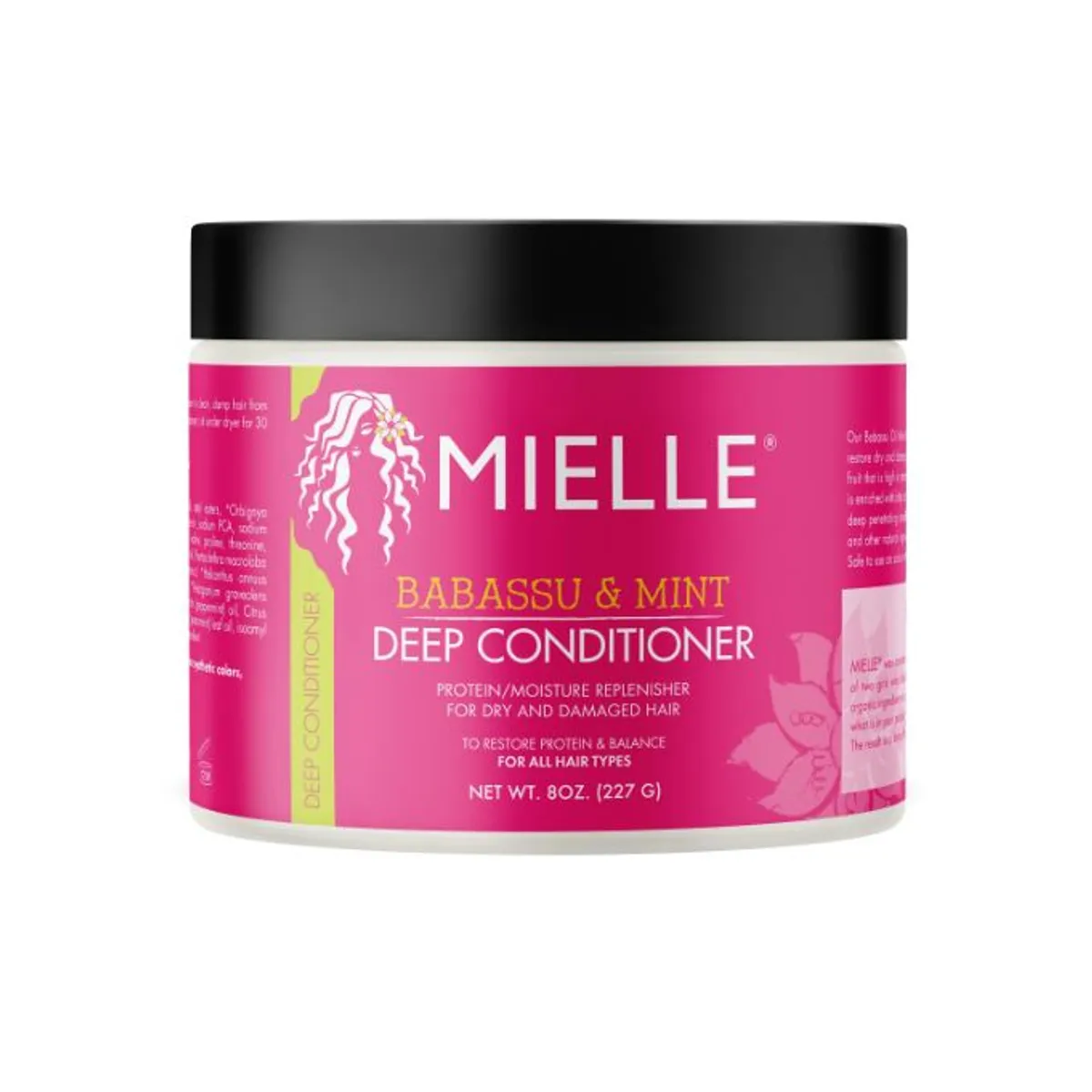 MIELLE - Acondicionador de Proteina con Aceite de Babassu y Menta 227g Mielle..-