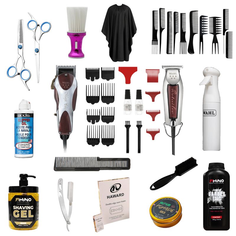 WAHL - Kit para Barbero Profesional Wahl Magic Clip + Detailer + Accesorios