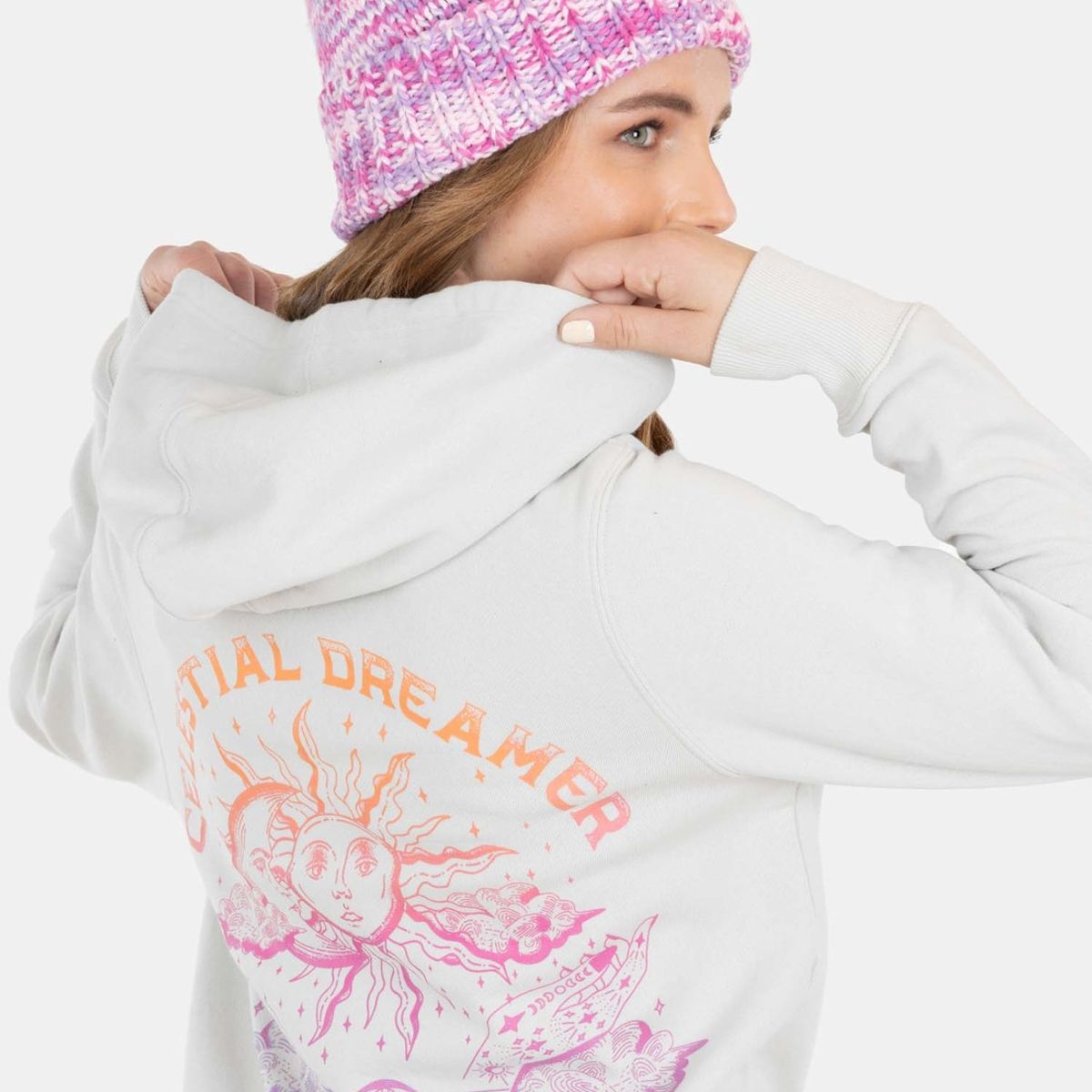 MAUI AND SONS - Poleron Dreamer Blanco Mujer Maui And Sons