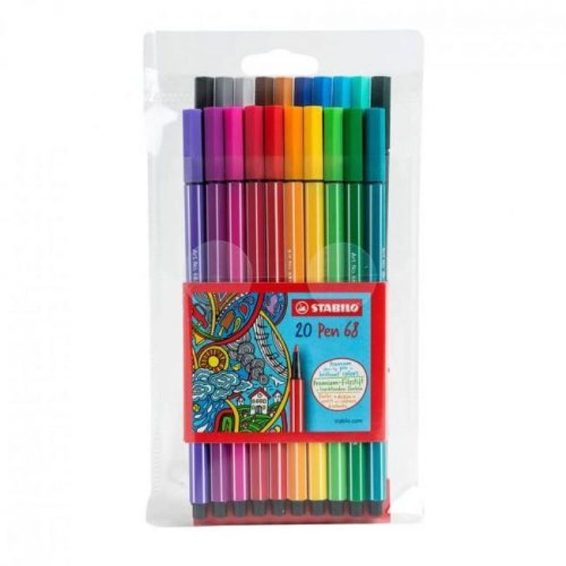 STABILO - Set 20 Marcadores Pen 68 Stabilo