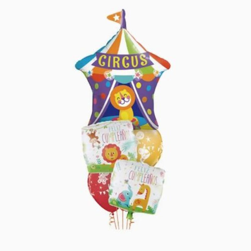 GENERICO - Set De Globos Latex Diseño Circo Varios Colores