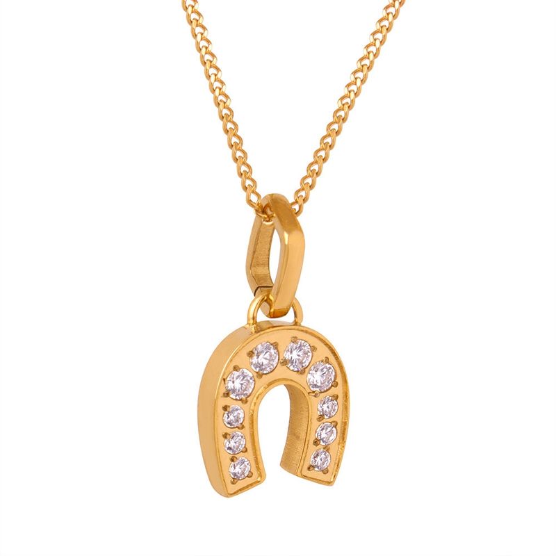 LUX JOYAS - Collar Baño Oro 18k Herradura
