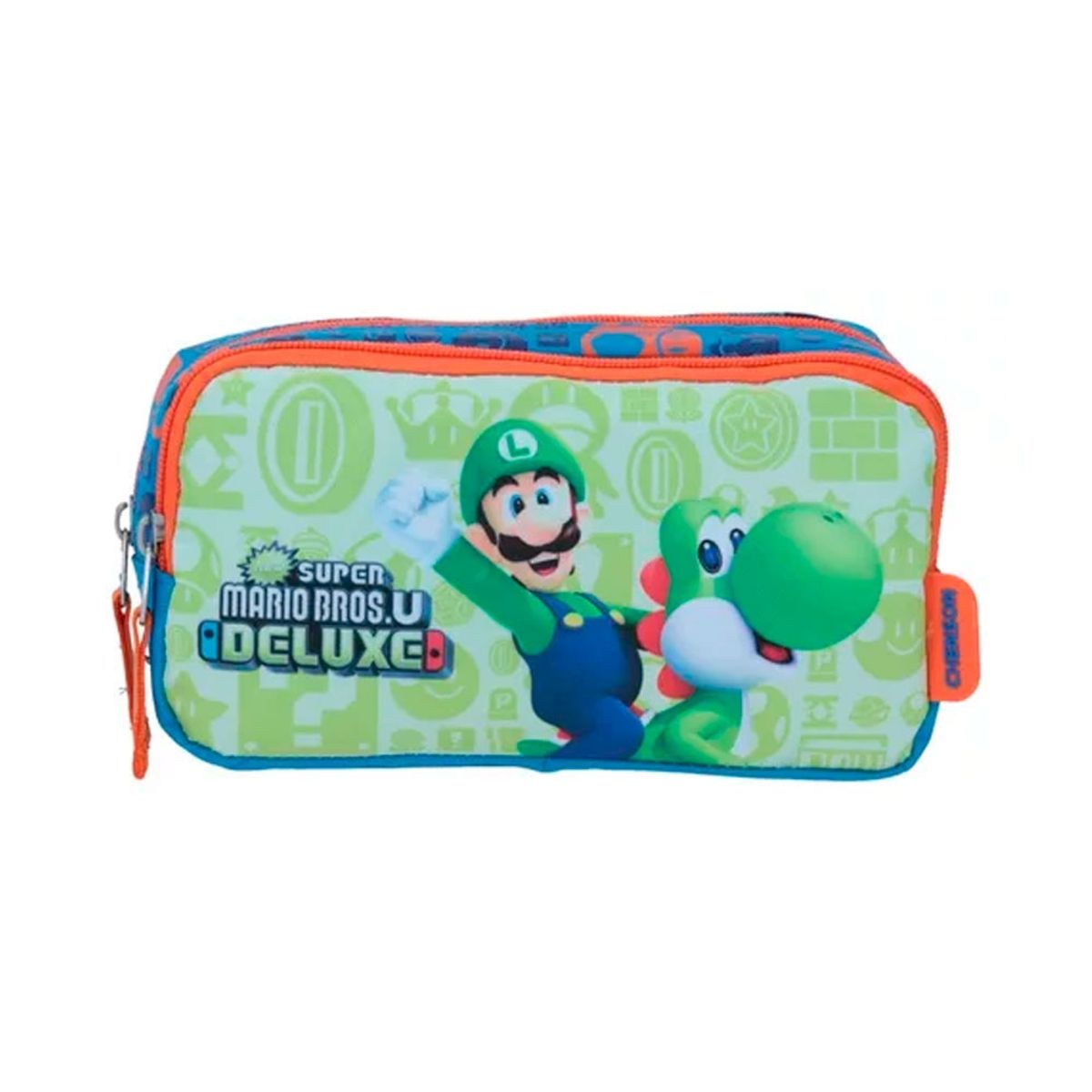 NINTENDO - ESTUCHE INFANTIL ORIGINAL LAPICES MARIO LUIGI