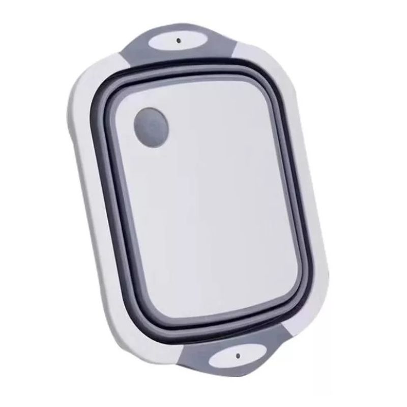 GENERICO - Tabla De Cortar Multifuncional Plegable 2 En 1 Con Drenaje