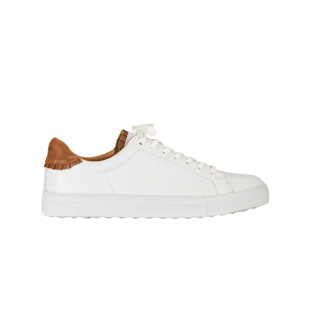 VELEZ - Vélez Zapatilla Tenis Casual De Cuero Combinados Blanco