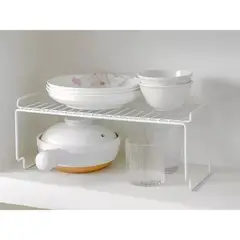 GENERICO - Repisa Organizadora Metalica para Platos y Tazas Cocina