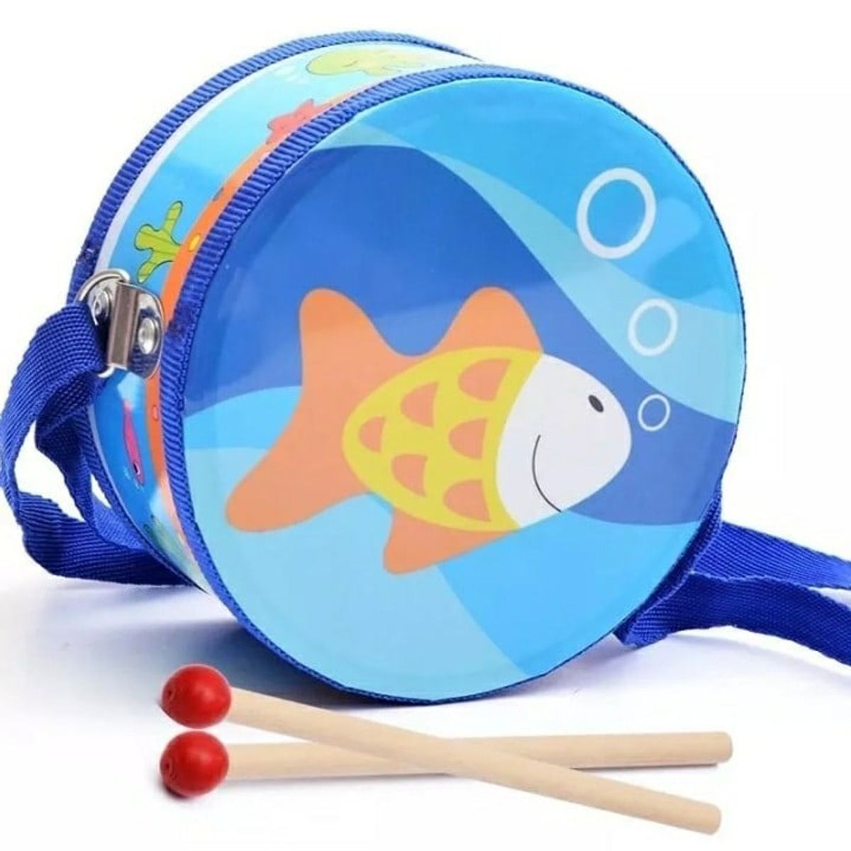 GENERICO - Tambor madera musical para niños