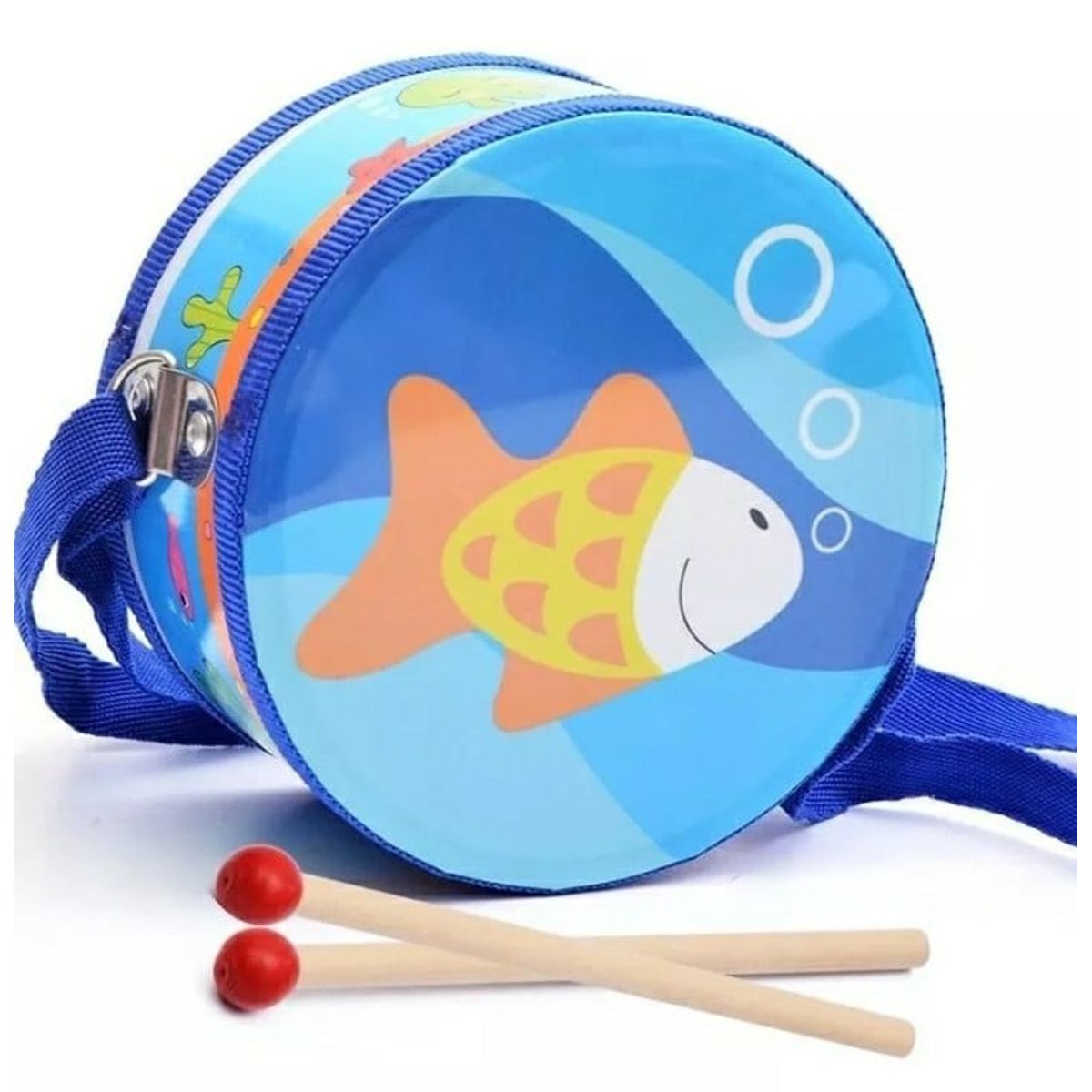 GENERICO - Tambor madera musical para niños