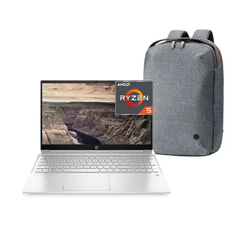 Notebook Ryzen 5 8GB 512GB SSD 15p W11 + Mochila
