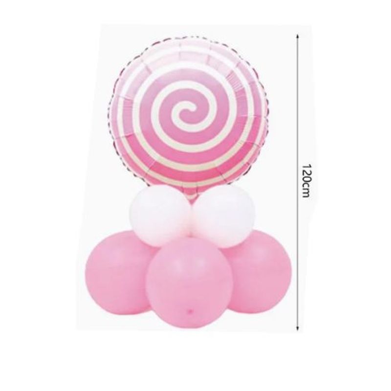 GENERICO - Set De Globos Latex Color Rosa 120 Cm