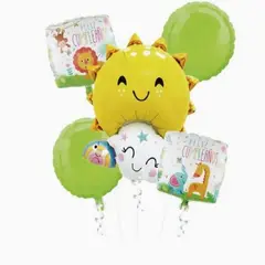 GENERICO - Set De Globos Latex Diseño Sol Diferentes Colores