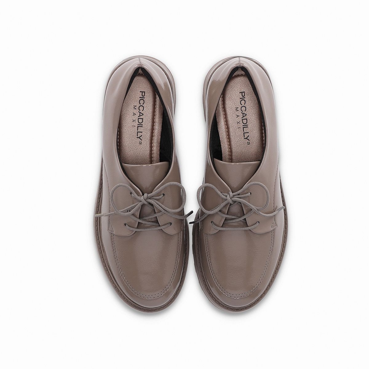 PICCADILLY - Mocasín Gisa/Cordones Taupe Piccadilly