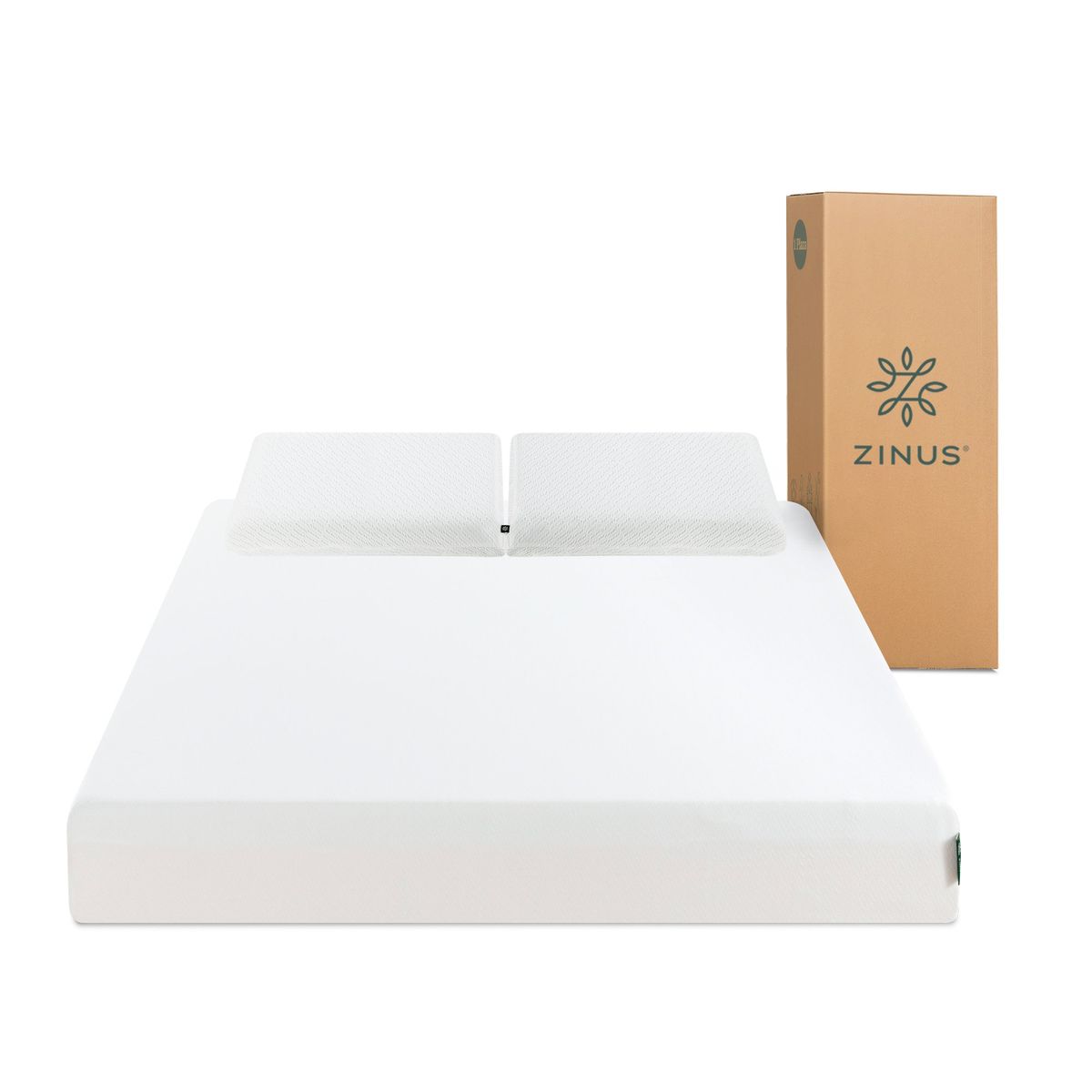 ZINUS - Colchón 2 Plazas Espuma Zinus Compact Memory 150x190x15cm