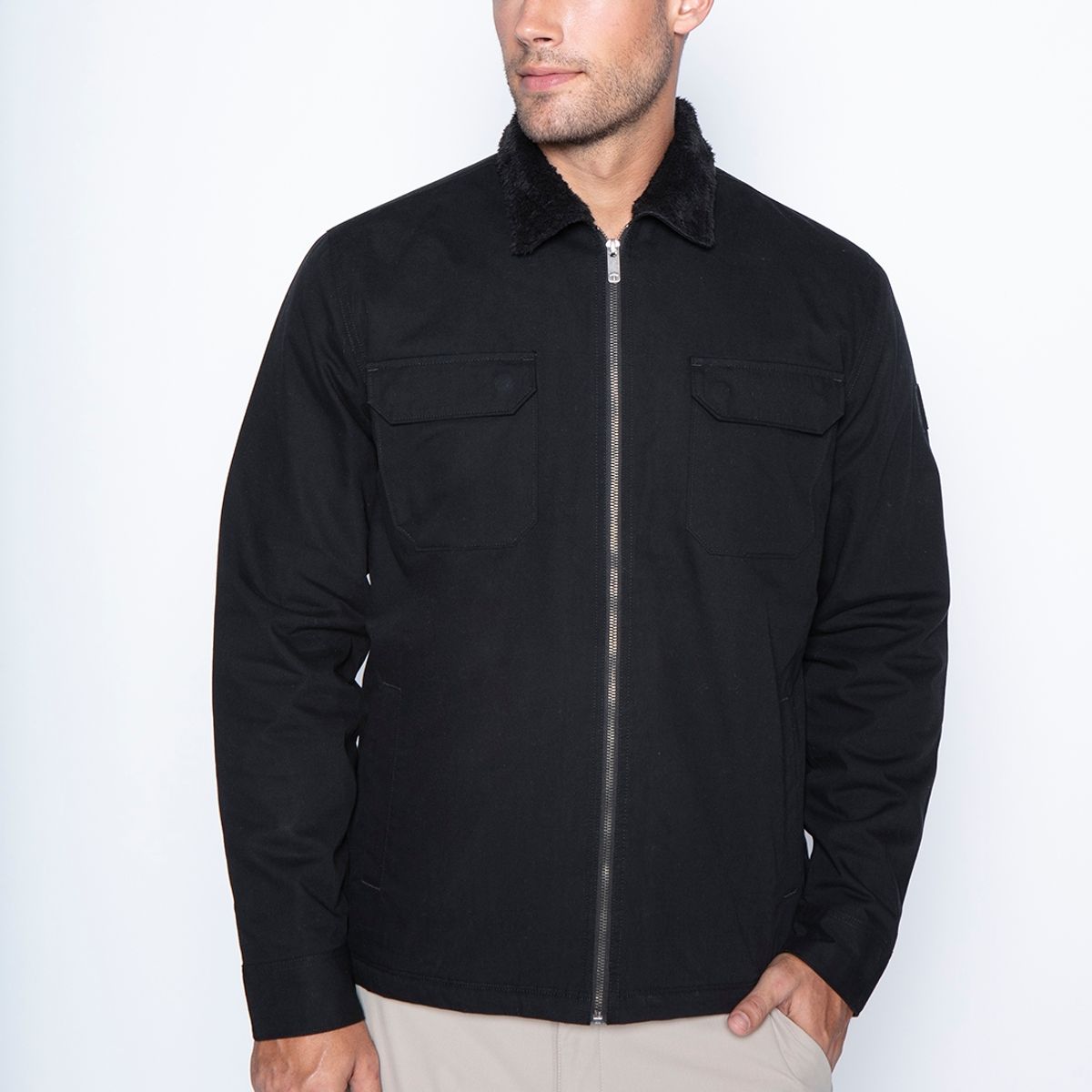 NIMTU - Chaqueta Twill Maule Negro Nimtu