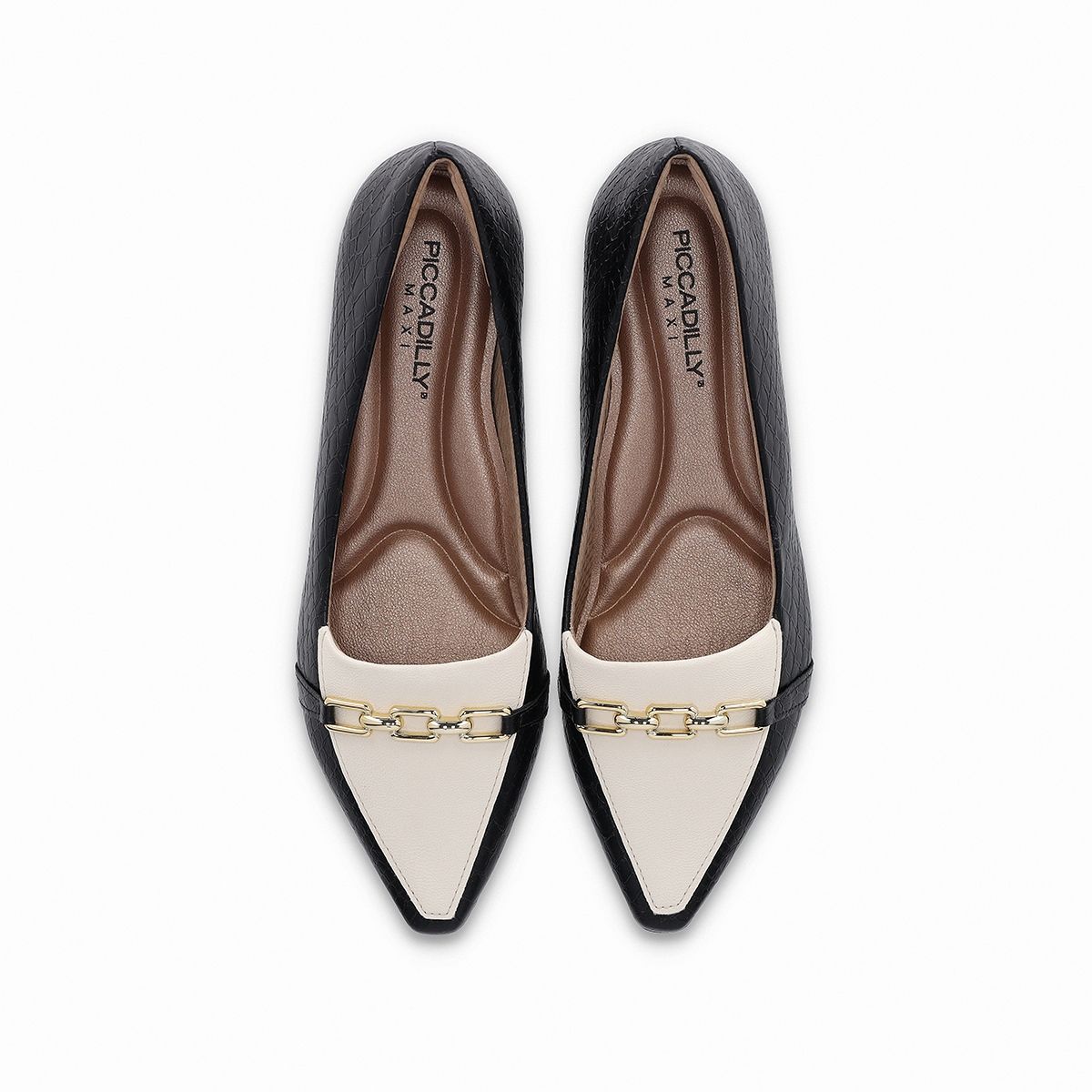 PICCADILLY - Zapato Silvia Negro/Natural Piccadilly