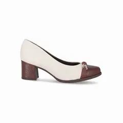 PICCADILLY - Zapato Mujer Natural/Chocolate Danubia