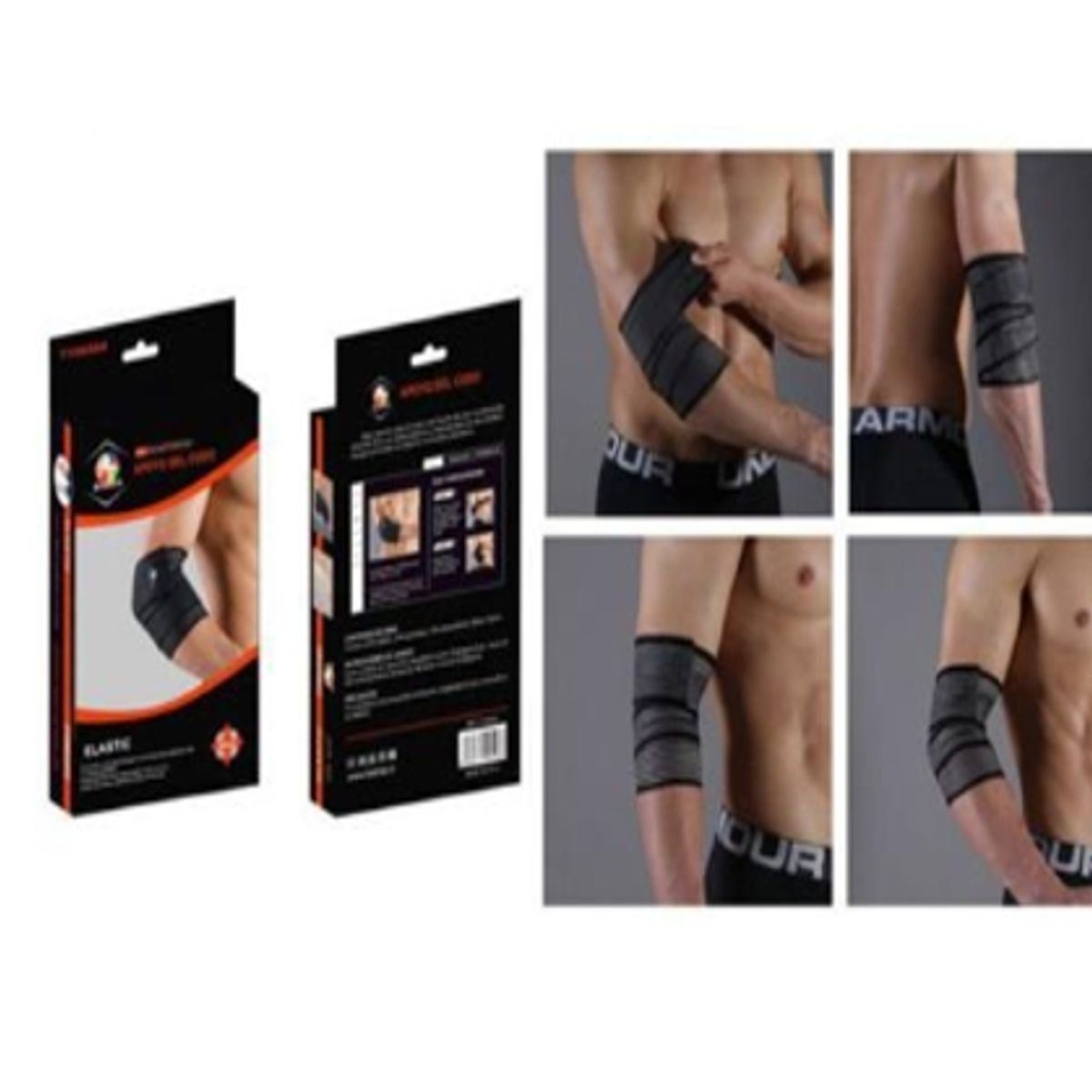 GENERICO - Codera Elasticada Alta Calidad Y Compresión Negro