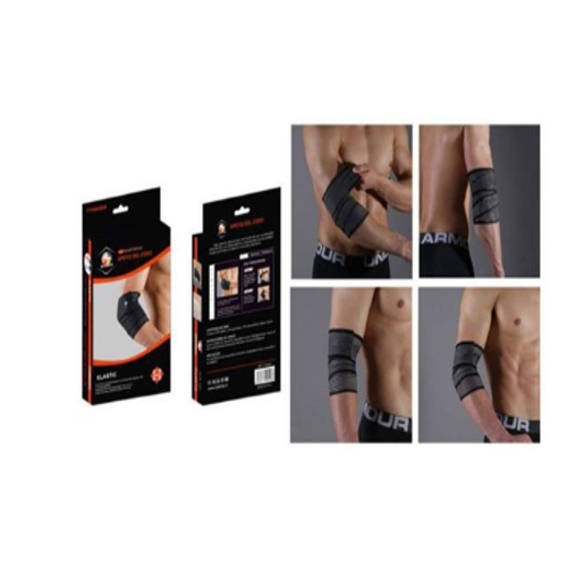 GENERICO - Codera Elasticada Alta Calidad Y Compresión Negro