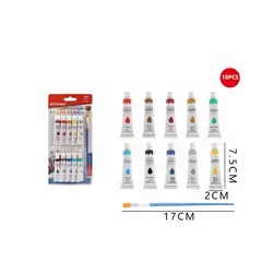 GENERICO - Pintura Acrílico 10 Colores Papeleria