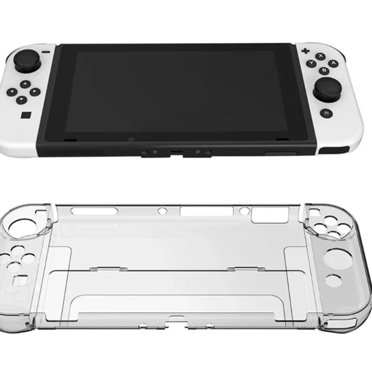 GENERICO - Carcasa Protectora Acrilica Para Nintendo Switch Oled