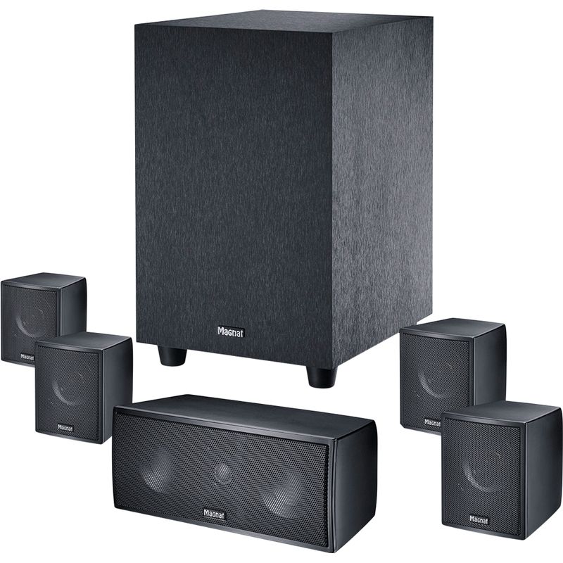MAGNAT - MAGNAT CINEMA STAR 5.1 Negro Parlantes Satelitales de Cine Hi-Fi
