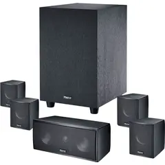 MAGNAT - CINEMA STAR 5.1 Negro Parlantes Satelitales de Cine Hi-Fi
