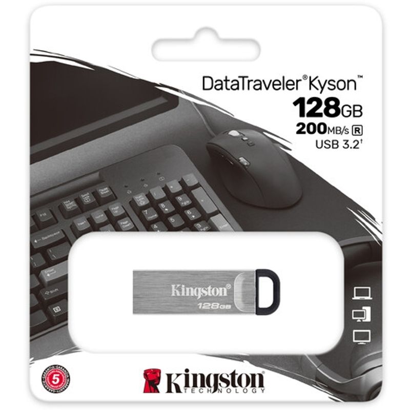 KINGSTON - PENDRIVE 128 GB USB 3.2, KINGSTON