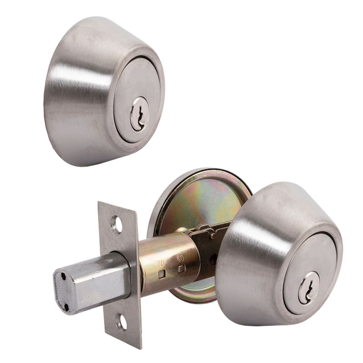 YALE - Cerrojo Auxiliar Doble Llave/Llave Yale